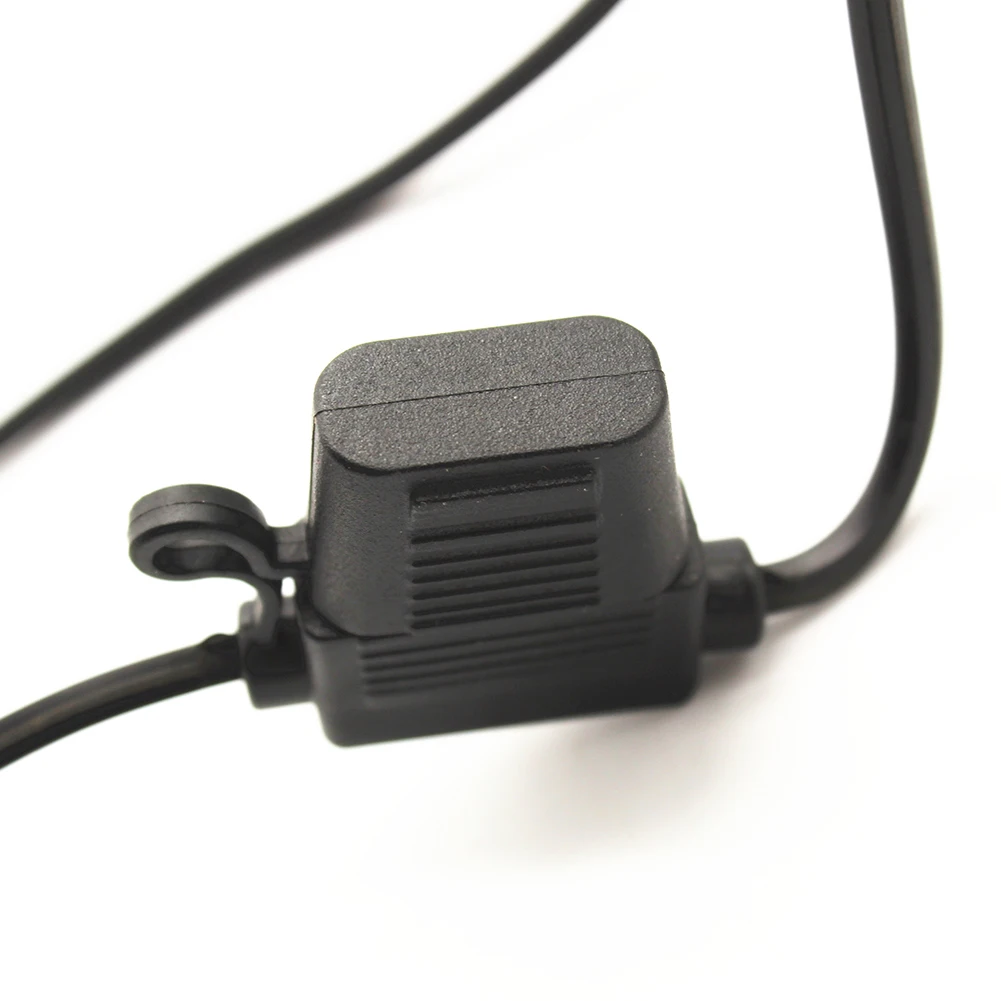 

1* Durable Universal Connector Lead New Accumate Weatherproof Fused Battery Jump Cable For Optimate 2/3/3SP/3+/4/6 TM Style