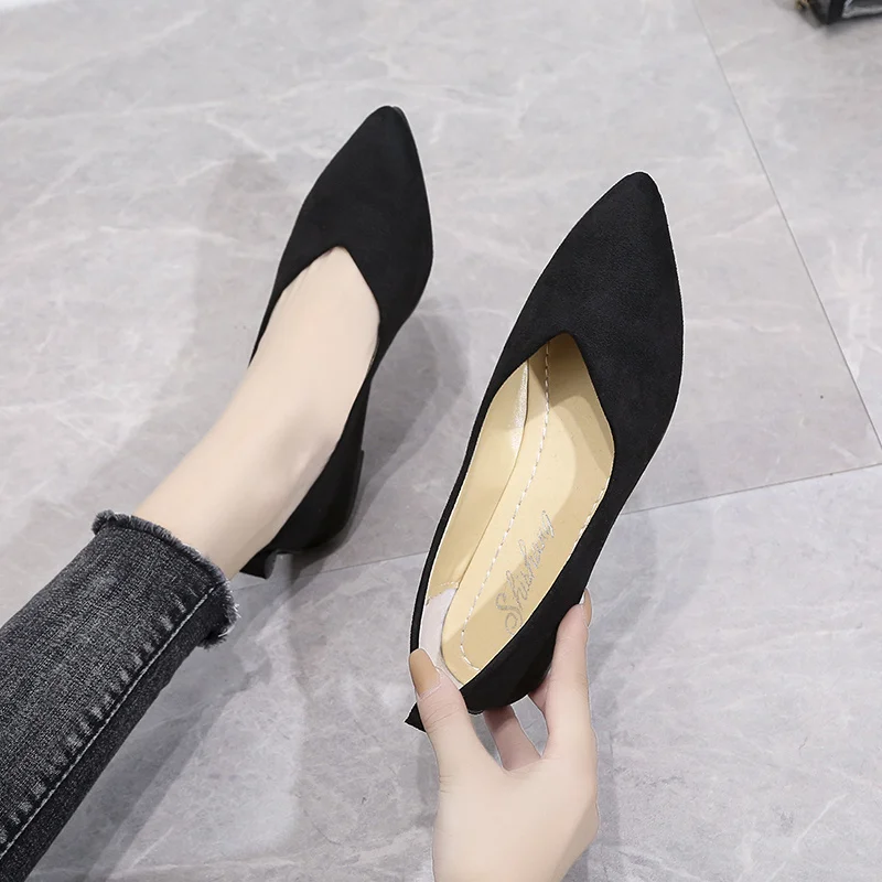 2023  Candy Color Woman Flats Slip on Ladies Shallow  Female Summer Loafers Spring Autumn Women Ballet Flats Plus Size