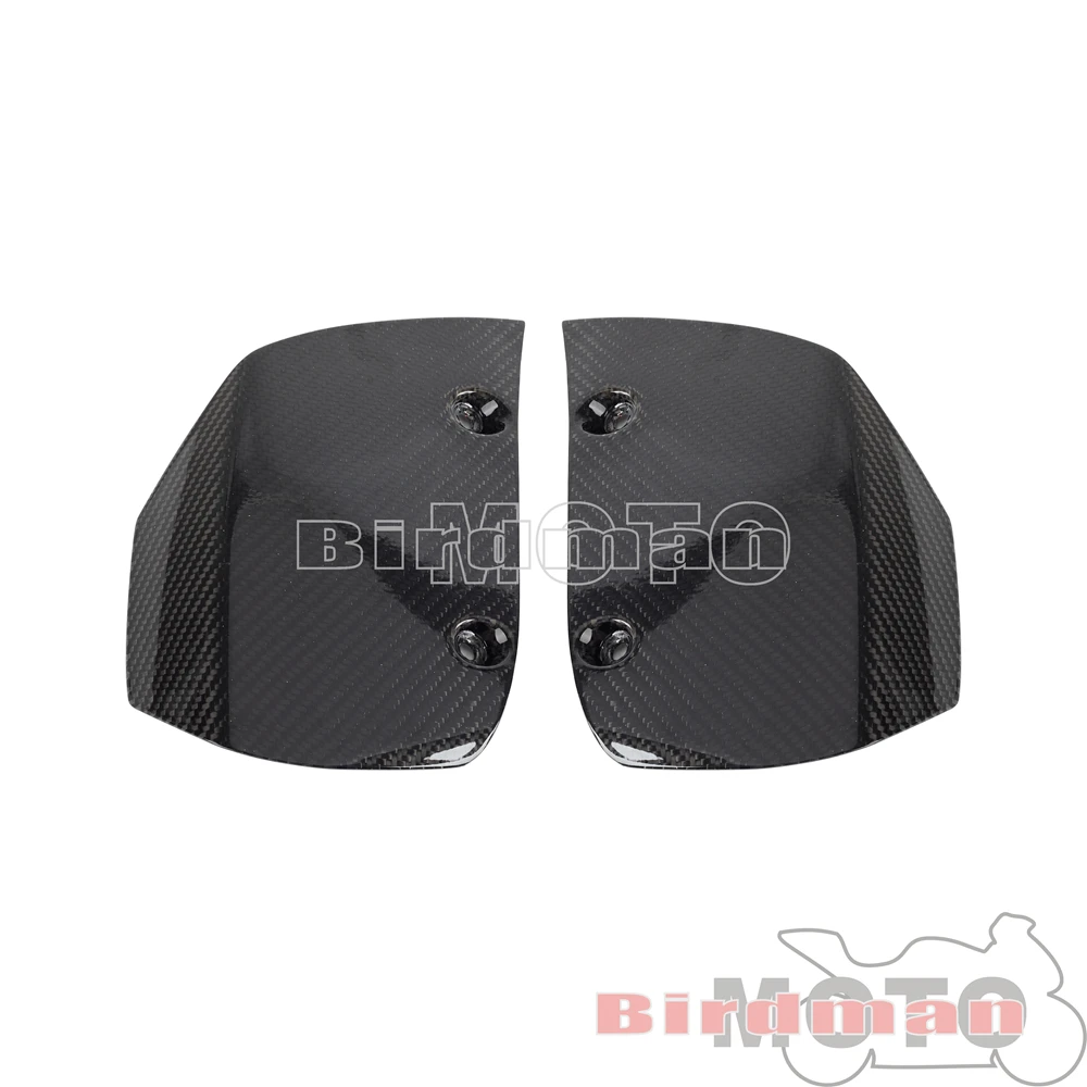Углеродное волокно боковые расширенные экраны ветрозащитные дефлекторы для Harley