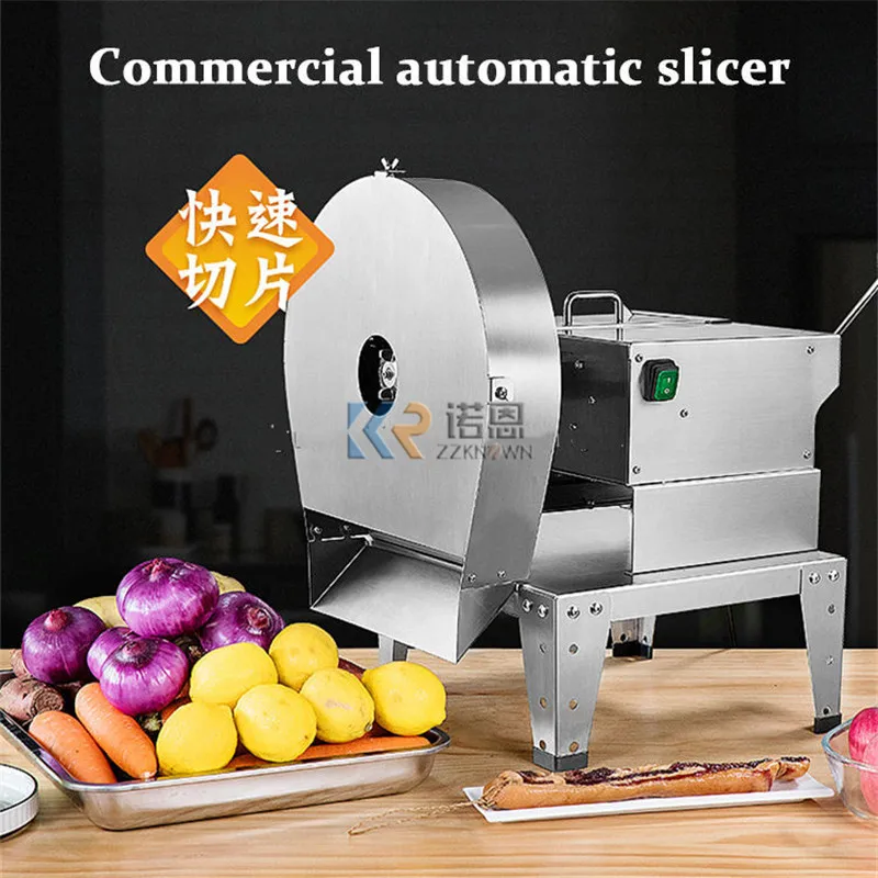 

Stainless Steel Automatic Fruit Orange Pineapple Watermelon Slicer Strawberries Vegetables Cutting Machines