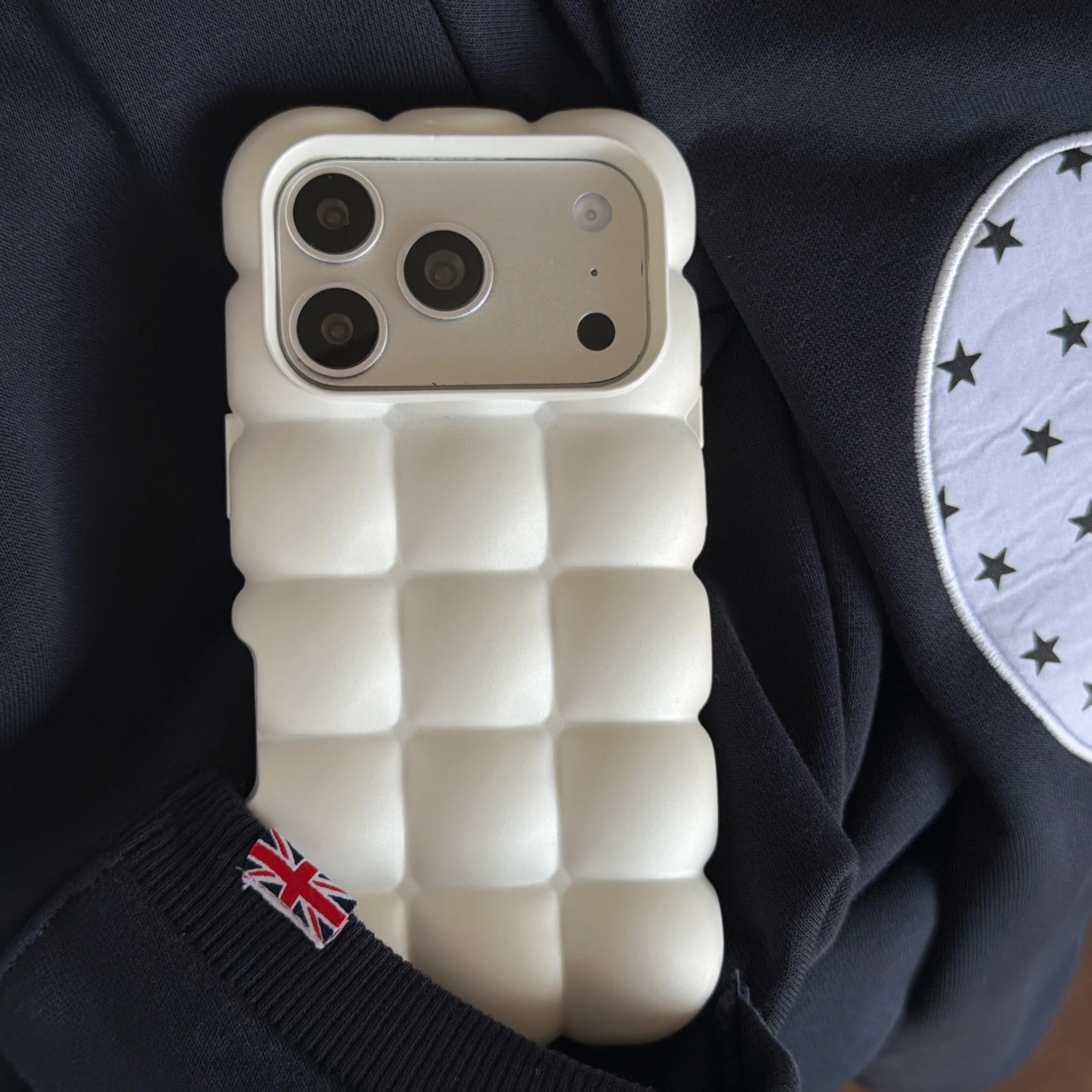 Белый чехол из мягкого ТПУ для iPhone 17 14 13 15 16 Pro ProMax, однотонный, противоударный, с защитой от падений (art.: 3920da39bf60c) - 3920da39bf60c