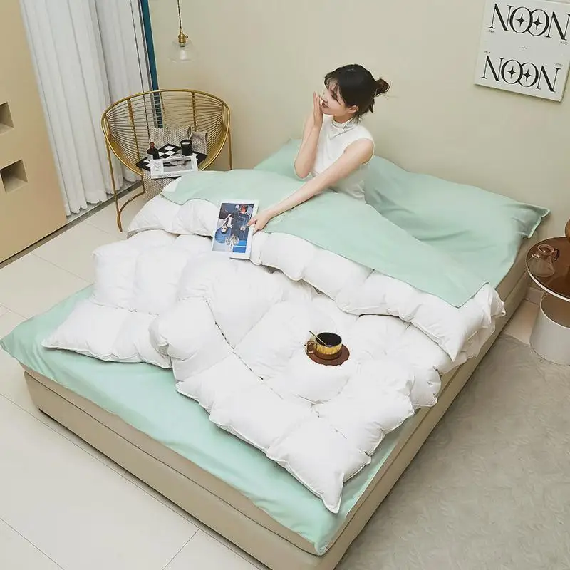 Pure Cotton Hotel Dir Sleeping Bag Detachable Portable Double Travel Bed Sheet Quilt Cover Integrated