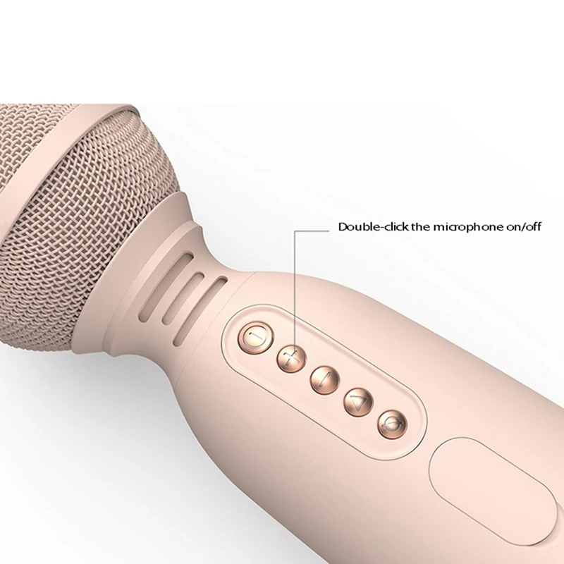 Bluetooth-микрофон для караоке детский ручной микрофон встроенный |