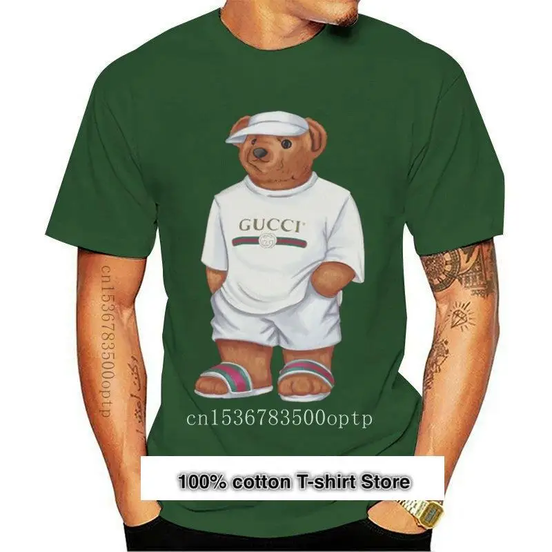 

LifeS-Camiseta Guccbear 2 para hombre, camiseta de Fitness de talla S-2Xl, novedad de 2021