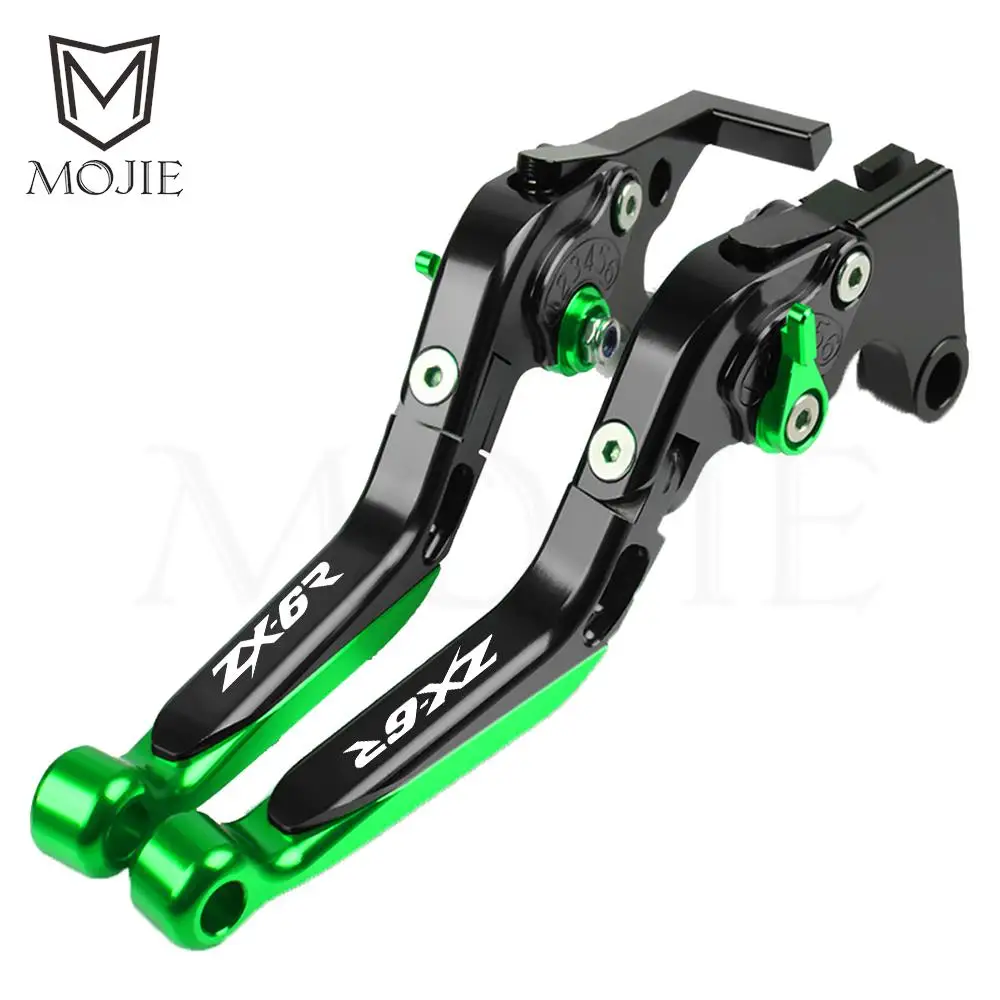 

ZX6R Motorcycle Accessories For Kawasaki Ninja ZX 6R ZX-6R 2019-2020 Adjustable Extendable Folding Brakes Clutch Lever Handle