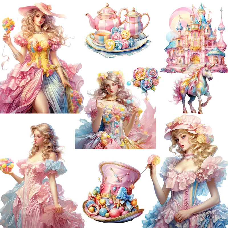 Наклейки Candy Land Girl поделки и скрапбукинг наклейки детские игрушки DIY канцелярские