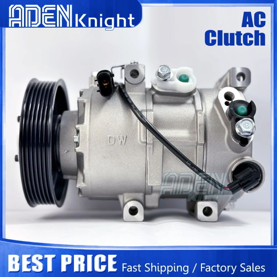 Компрессор переменного тока DVE12 для KIA RIO III UB/Hyundai Accent 97701-1R300 977011 W600 R100 97701-1R100 R300