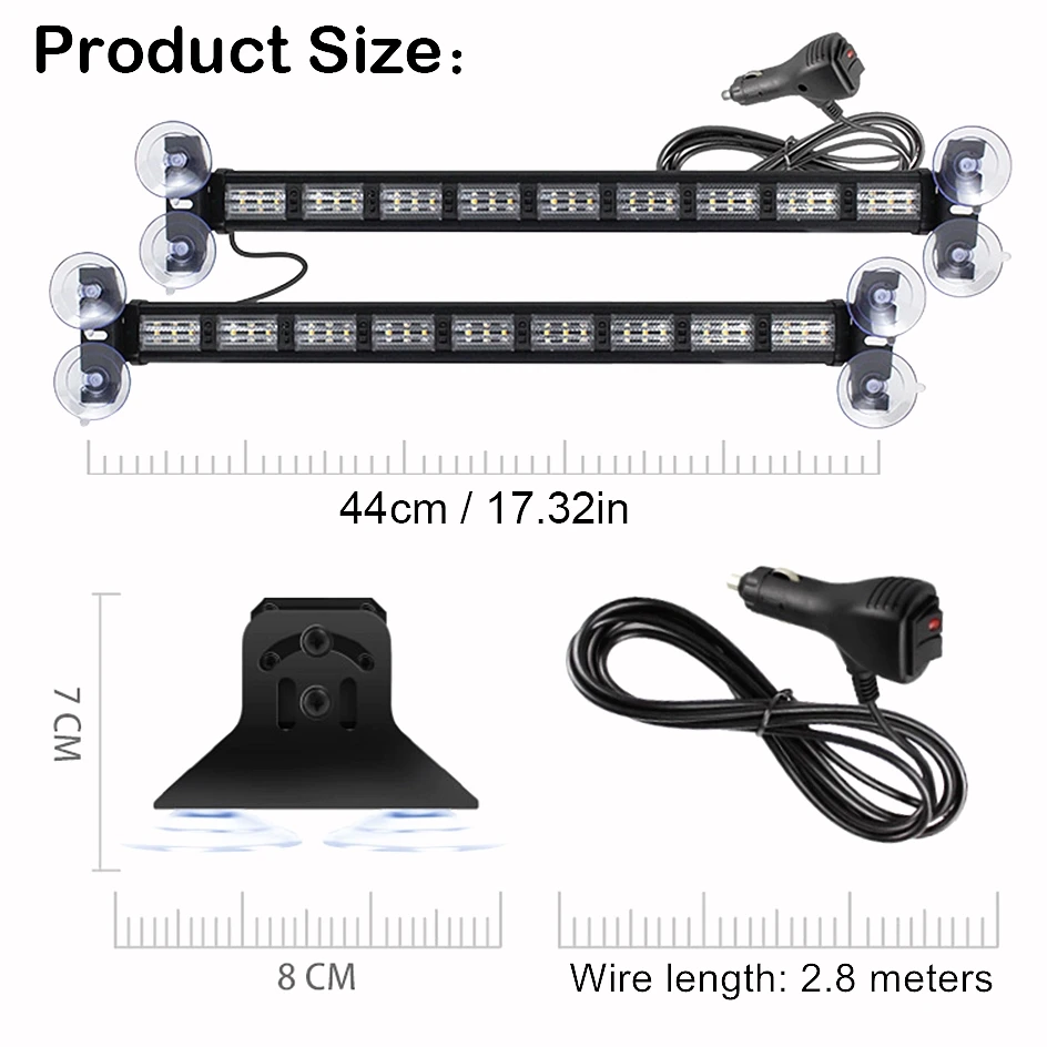 Полицейский стробоскоп грузовик автомобиль аварийные сигнальные огни
