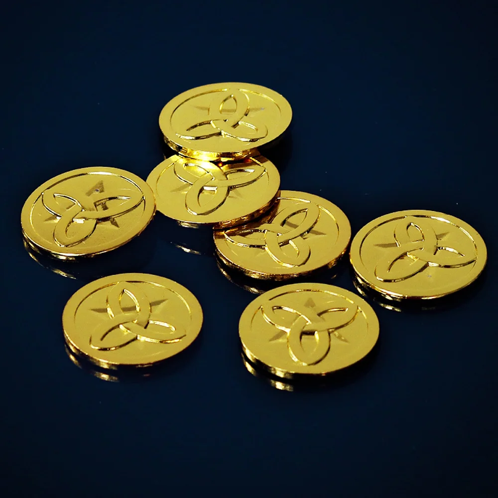 

Game Genshin Impact Mora Anime Cosplay 10 Coins Collections Gifts