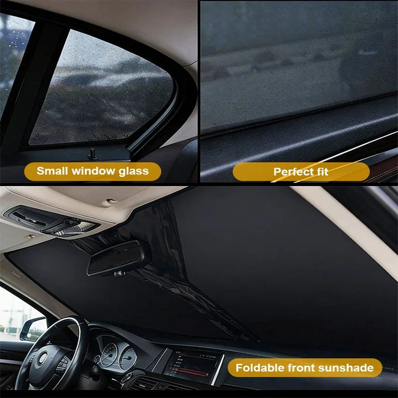 Фото Солнцезащитный козырек для окон автомобиля Ford EcoSport B515 MK2 2013-2021 2020, сетчатый, с защитой от УФ-излучения, теплоизоляционный, автомобильные аксессуары №3