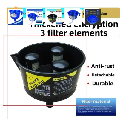 

4-ступенчатый воронкообразный фильтр сепаратора топливной воды для дизеля