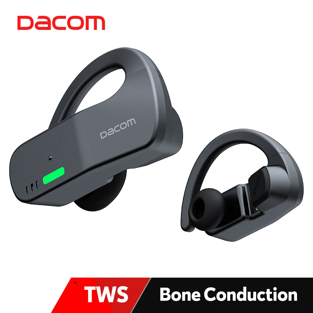 

DACOM Bonebuds NEW Bone Conduction Headphones TWS Waterproof Bluetooth Earbuds Ture Wireless Stereo Sports Earphones ANC Type-C