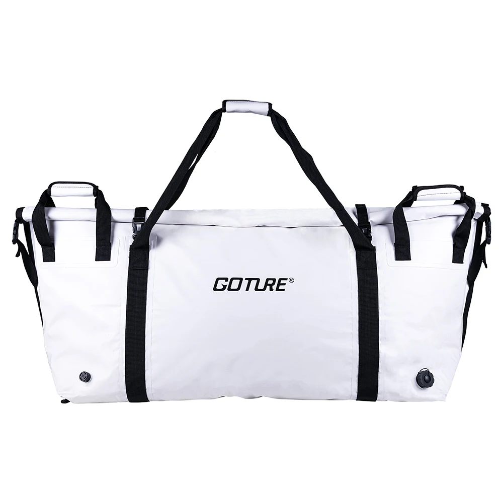 Goture Portable Fishing Bag Outdoor Fishing Bag Cooler Fishing Bag Large Capacity Fishing Tackle Bag Cold Ice Bag