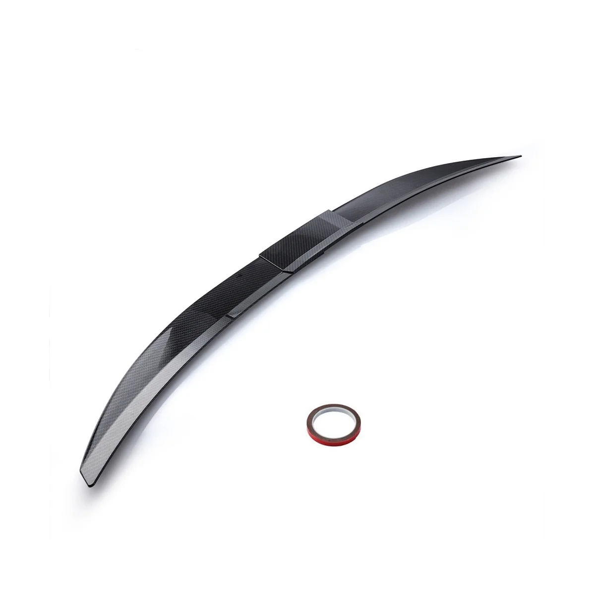 

Universal Car Spoiler, Adjustable Rear Trunk Spoiler Lip Roof Tail Wing Accessories, Carbon Fiber
