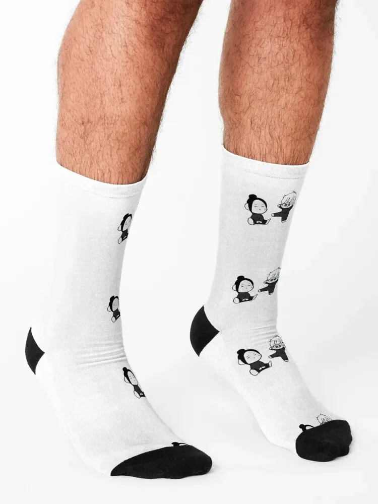 Jujitsu kaisen: gojo &amp geto носки на заказ Хэллоуин Футбол мужские женские