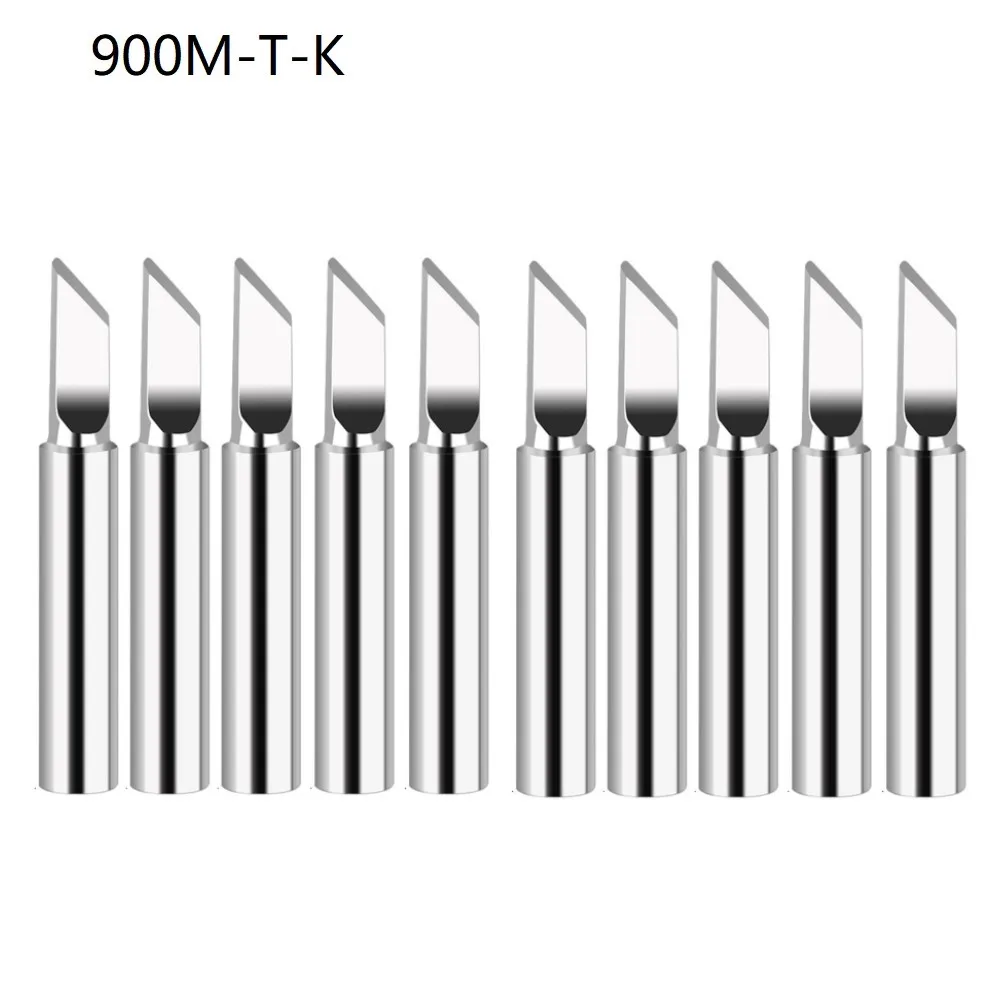 Медные наконечники паяльника серии 900M-T 10 шт. IS/I/B/K/SK/0.8D/1.6D/2.4D/3.2D/1C/2C/3C/4C