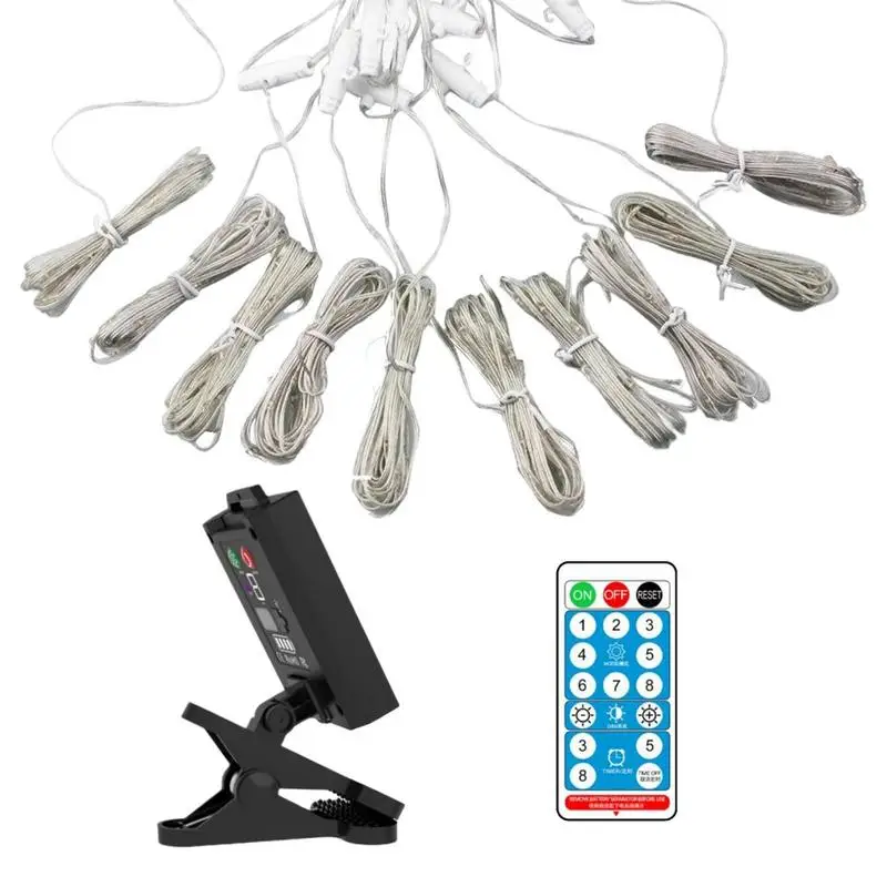 

Patio Umbrella Lights Solar Powered Umbrella Light Patio String Light Cordless Parasol String Lights With Clip For Beach Deck