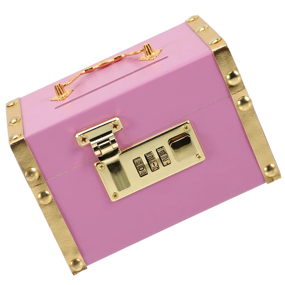 

Box Wooden Money Bank Saving Coin Savings Treasure Lock Clear Lockable Vintage Jar Piggy Cash Case Digital Slot Lids Boxes