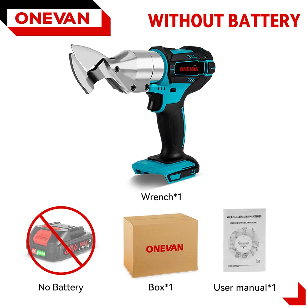 

ONEVAN 588NM аккумуляторные ножницы для резки металла 800 Вт для Makita 18 В