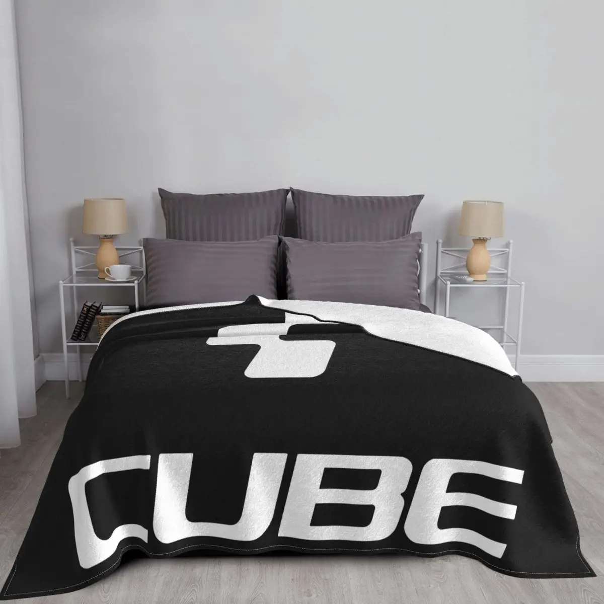 Велосипедное фланелевое одеяло с надписью любой логотип |