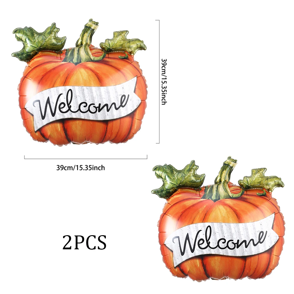

Фольгированный шар 4D тыква и клён Partigos