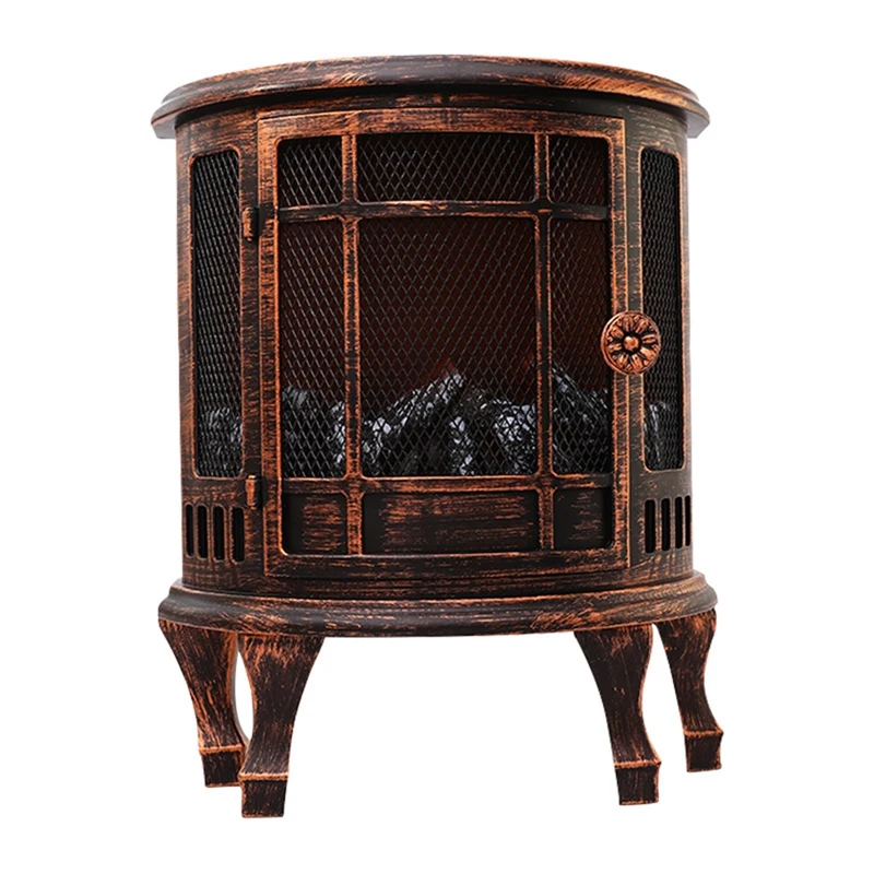 

HOT SALE LED Flame Lantern Charcoal Lamps Simulated Fireplace Light Christmas Fake Campfire Fireplace Home Courtyard Room Decor