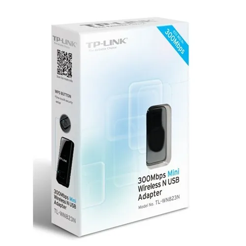 

TP-LINK TL-WN823N 300 Mbps N Wireless WPS/Soft AP Mini USB Adapter