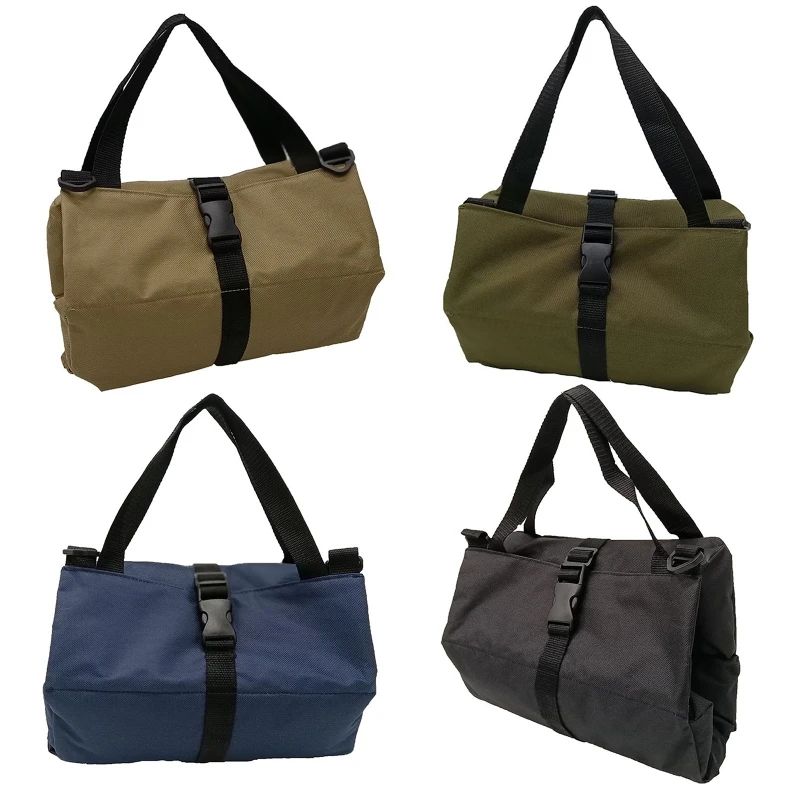 

Working Tool Bag with Zippers and Handle Multipurpose Tool Roll Up Bags