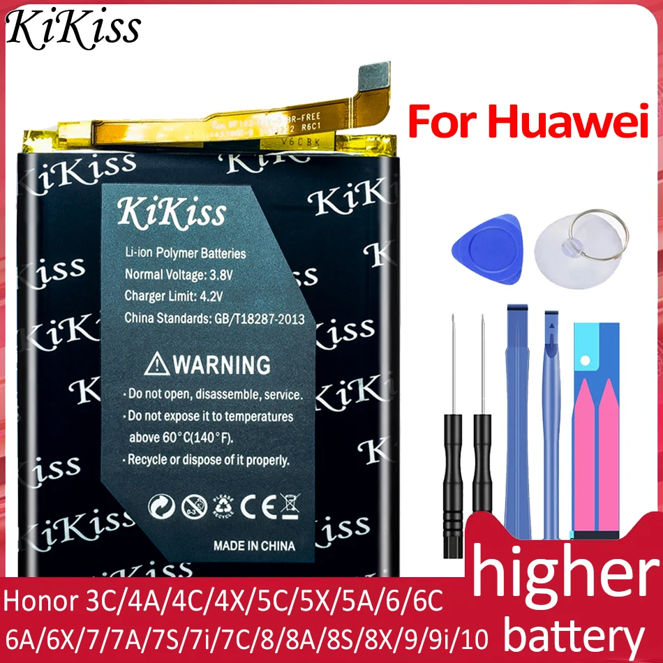 

Аккумулятор для Hua wei Honor Play 8 7 7X 7i 8C 8X 9 STF-L09 9i 7X Huawei P8 P9 P10 P20 V20 View 10 Lite HB386604ECW