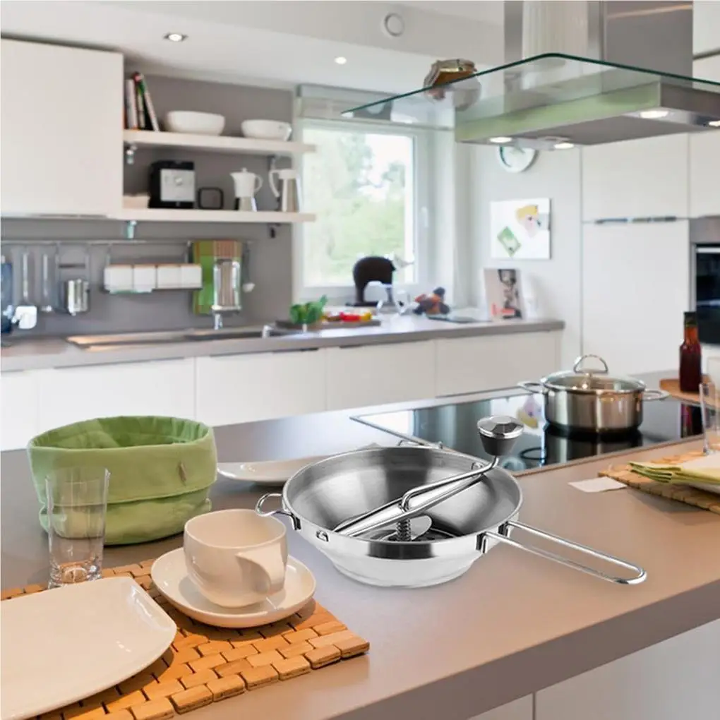 

Пищевая мельница, терка для фруктов, инструмент для измельчения, компактный размер, отжим, вращающиеся Бытовые аксессуары, кухонные принадл...