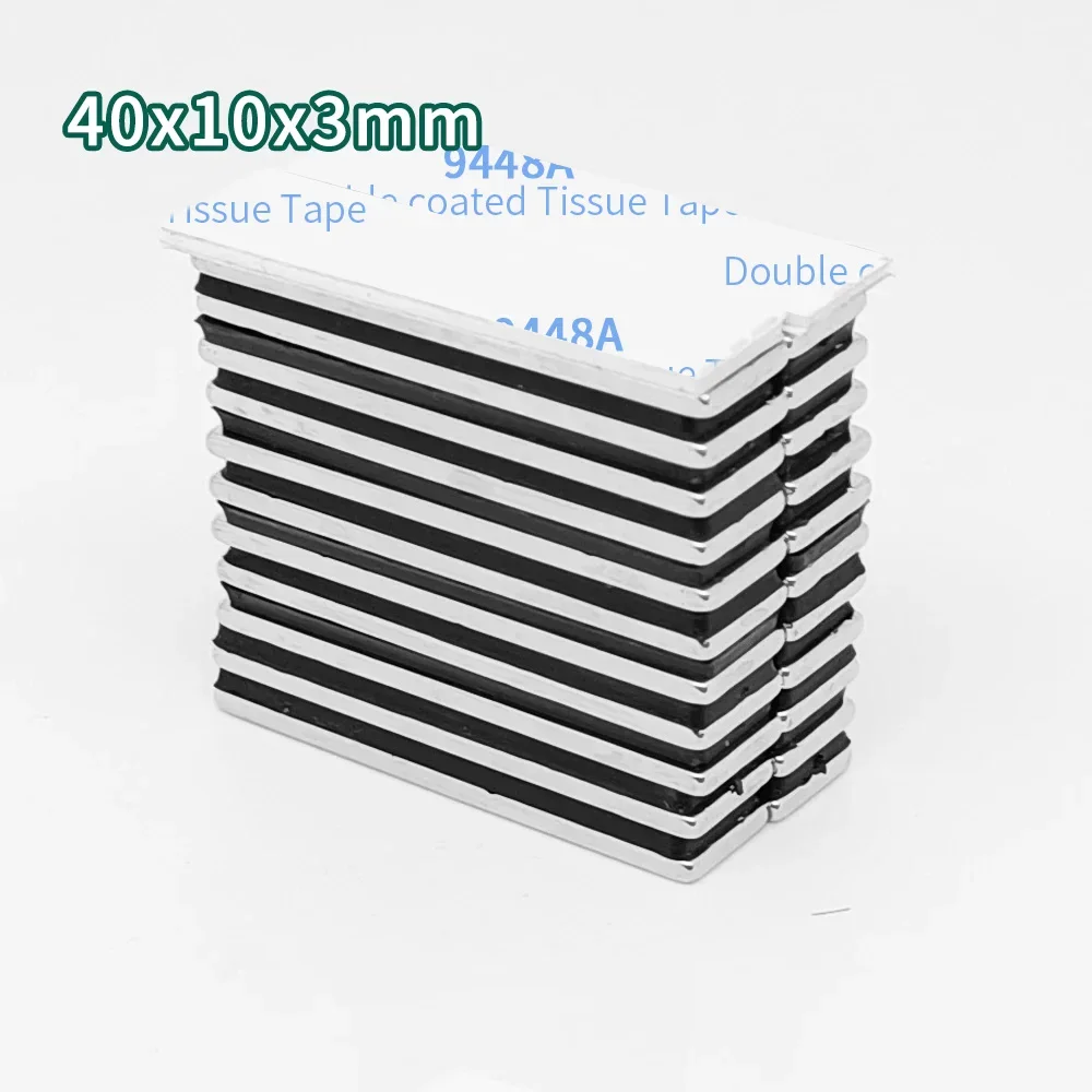 Блок 40x10x3 мм мощные сильные магнитные магниты 40*10*3 квадратный постоянный магнит