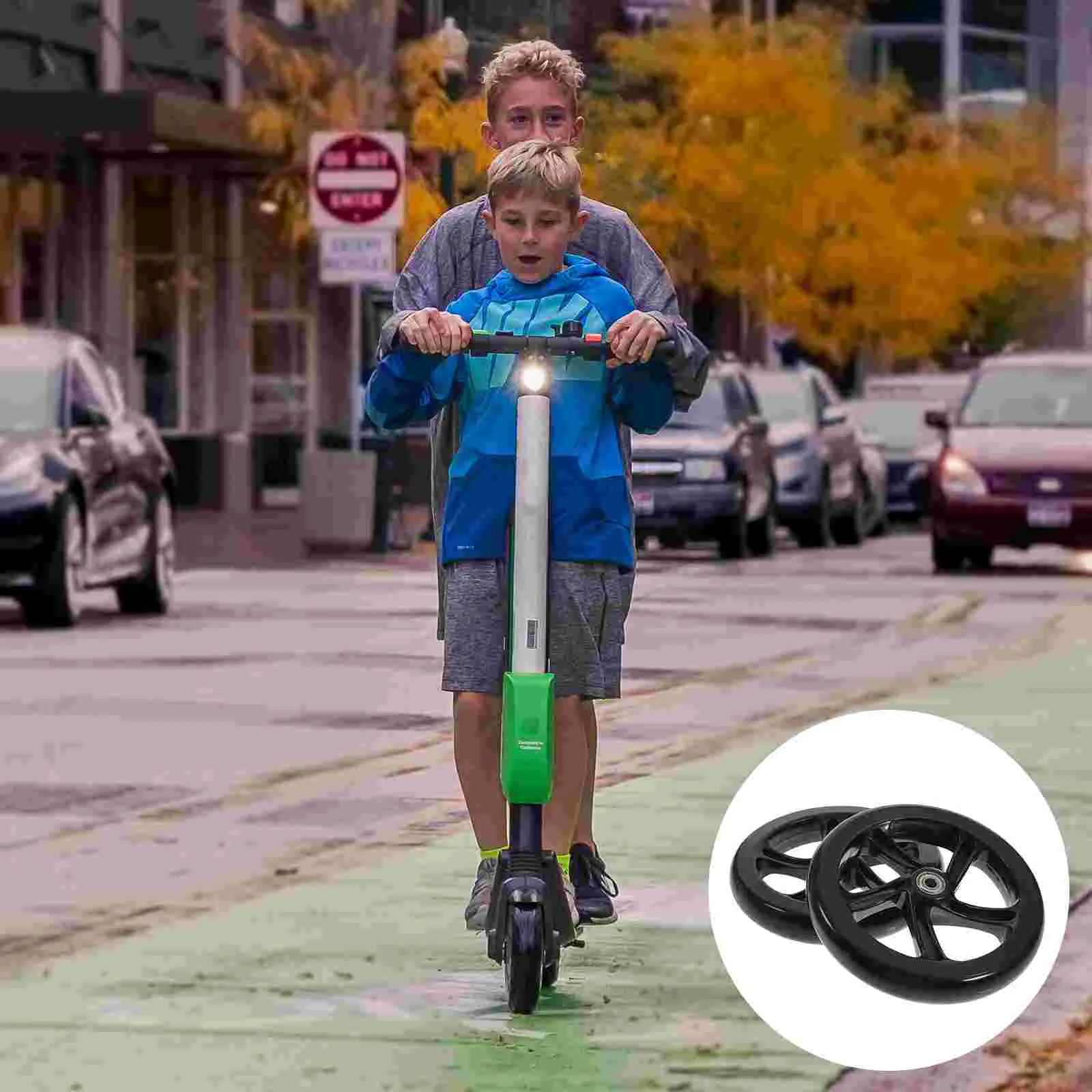 

Skateboard Wheels Scooter Accessories High Elastic Electric PU Replacement Parts MutWheelies For Adultss Kids
