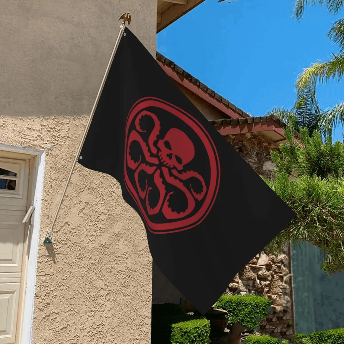 

The Hydra Agent Of Shield Outdoor Wall Banners Porch Yard Lawn Decorative Outdoor With Grommets 3x 5ft Hanging Flag Polyester