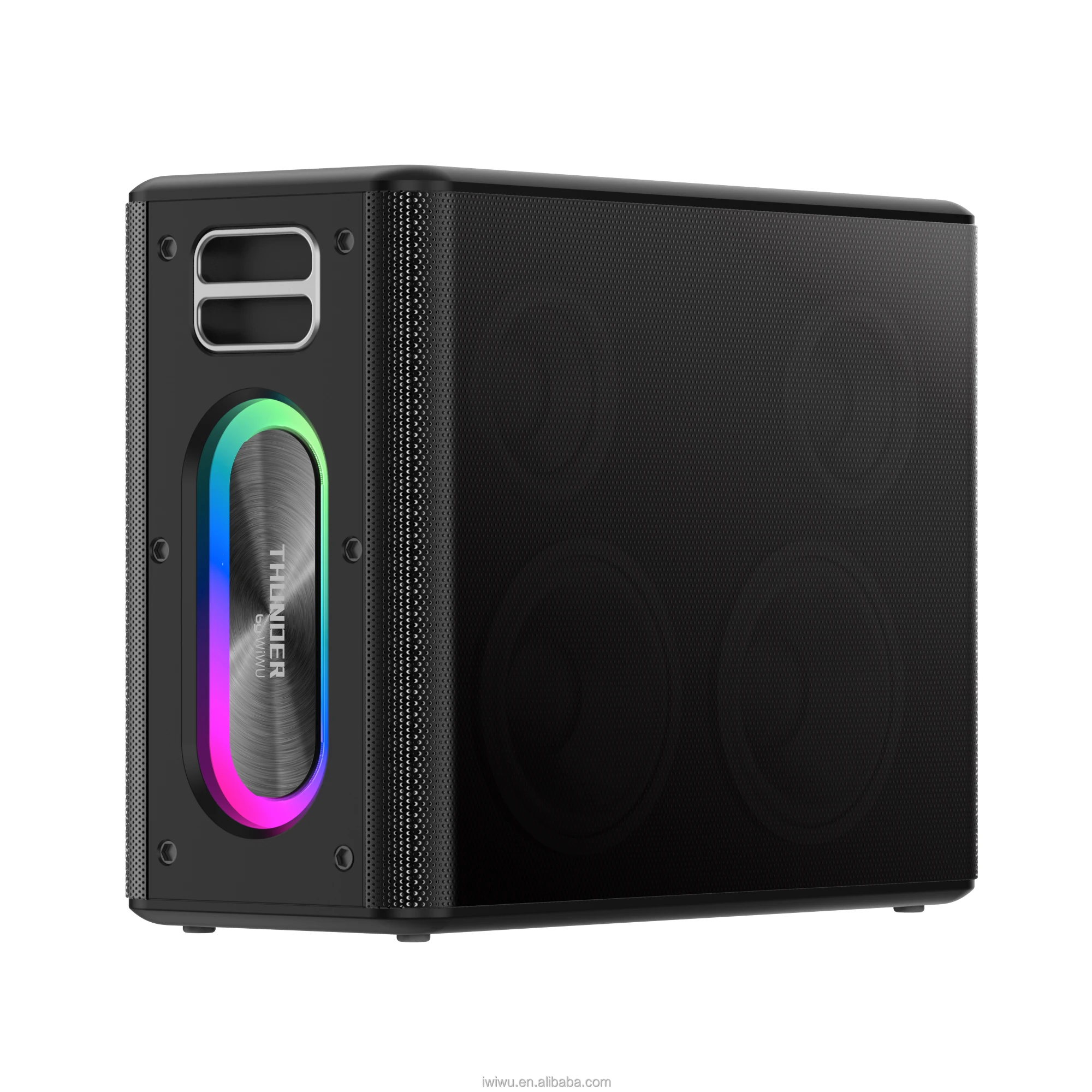 WiWU Премиум-звук беспроводной динамик RGB светодиодное освещение микрофон