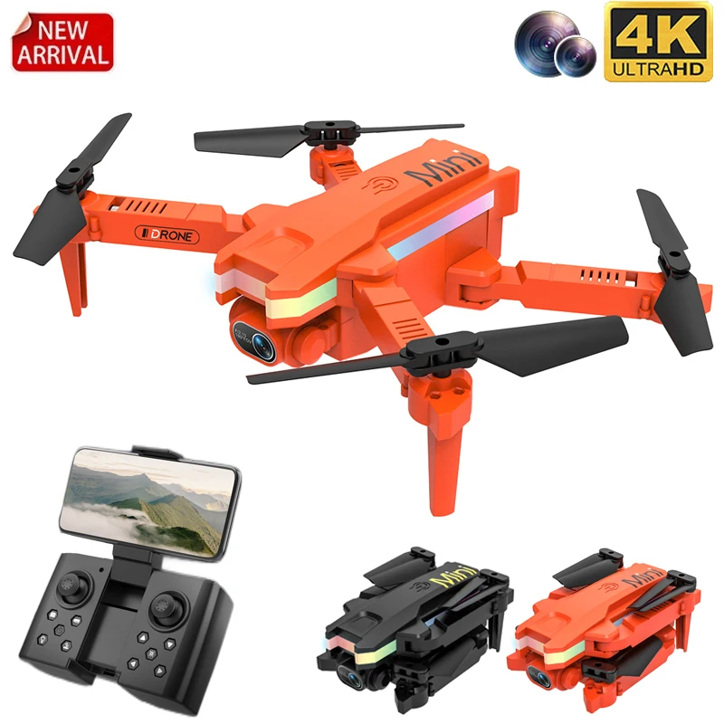 

2022 NEW XT8 Mini Drone 4K HD Wide Angle Camera WiFi Fpv Air Pressure Altitude Hold Foldable Quadcopter RC Dron Kid Toy Boy GIft
