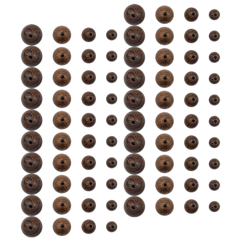 

120 Pcs Crafting Supplies Spacer Beads For Jewelry Making DIY Loose Bracelets Wood Crafts With Holes Kit Beaded Necklace