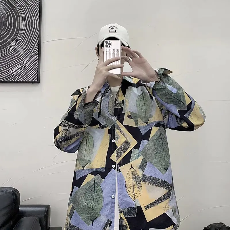 Spring and Autumn Ins Korean Version of The Trendy Handsome Shirt Style All-match Hip-hop Youth Jacket