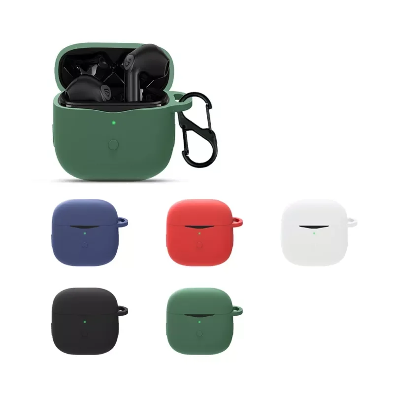 

Protective Case Soft Shell Compatible with SoundPEATS Air3 Earphones Shell Anti-fall Protection Cover Precise Cutout X6HB
