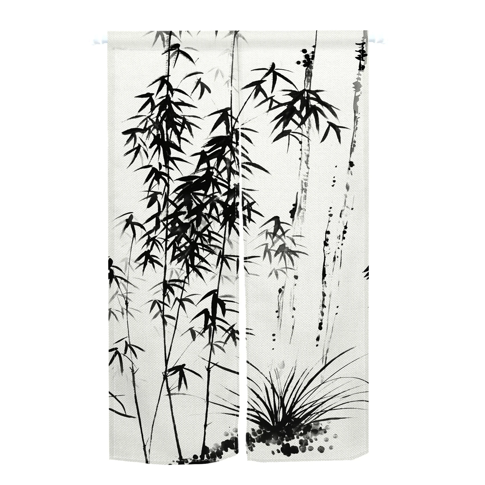 Японская бамбуковая дверная занавеска в виде лотоса дверные занавески стиле Noren