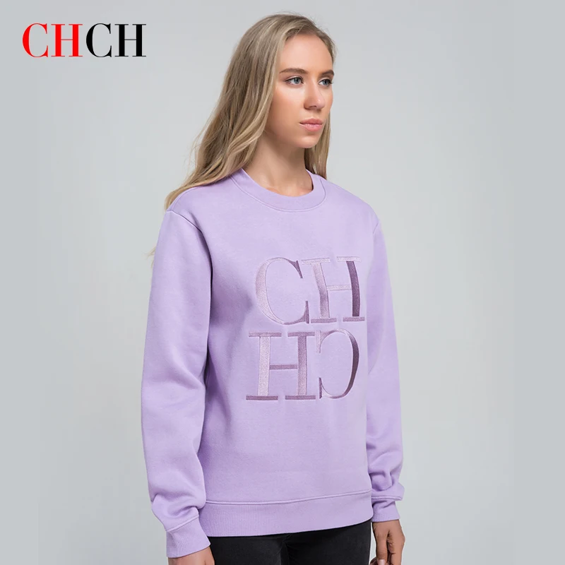 

CHCH Women's Sportswear 2023 New Style Luxury Design Casual Jacket Long Sleeve Soft Comfortable Tops Sweatshirt for Ladies