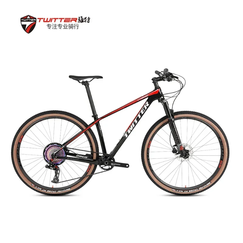 TWITTER STORM2.0 M6100-12S Hydraulic disc brakes XC-Class Carbon Mountain Bike 27.5/29in&quotbicicletas велосипед мужской bicycle