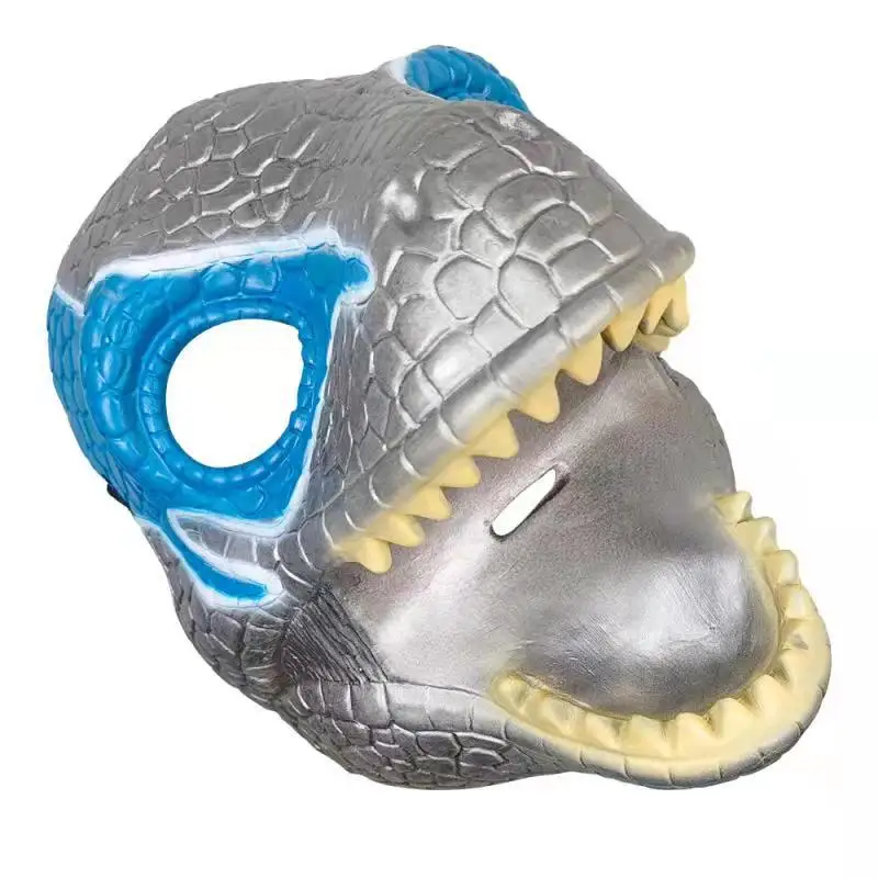 Латексная Маска страшная Змея с открытым ртом животные страшный Тираннозавр