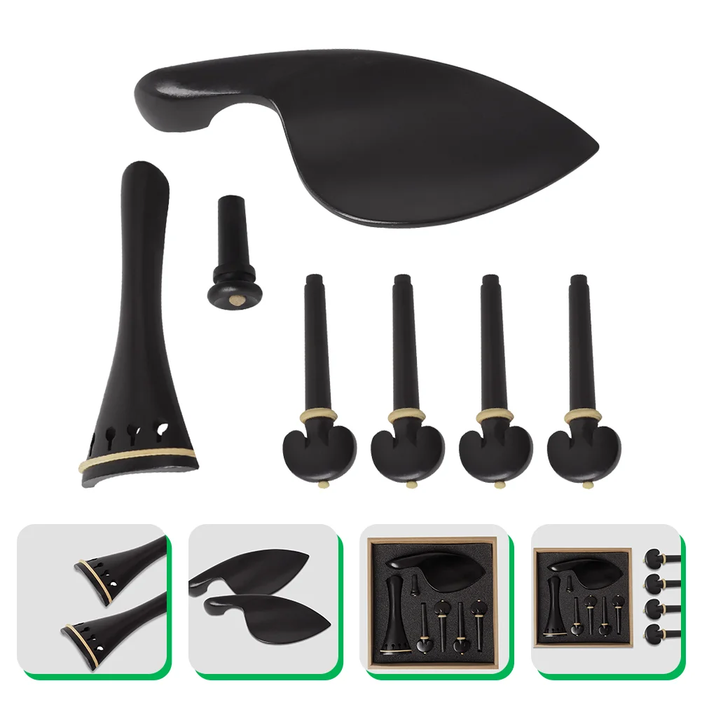 

1 набор профессиональных запасных частей для скрипки, деревянный подбородок, заглушка