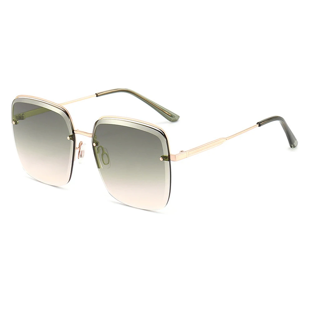 

Модные квадратные градиентные линзы, дизайнерские солнцезащитные очки для мужчин и женщин UV400, очки для вождения, размер: 61-16-148мм