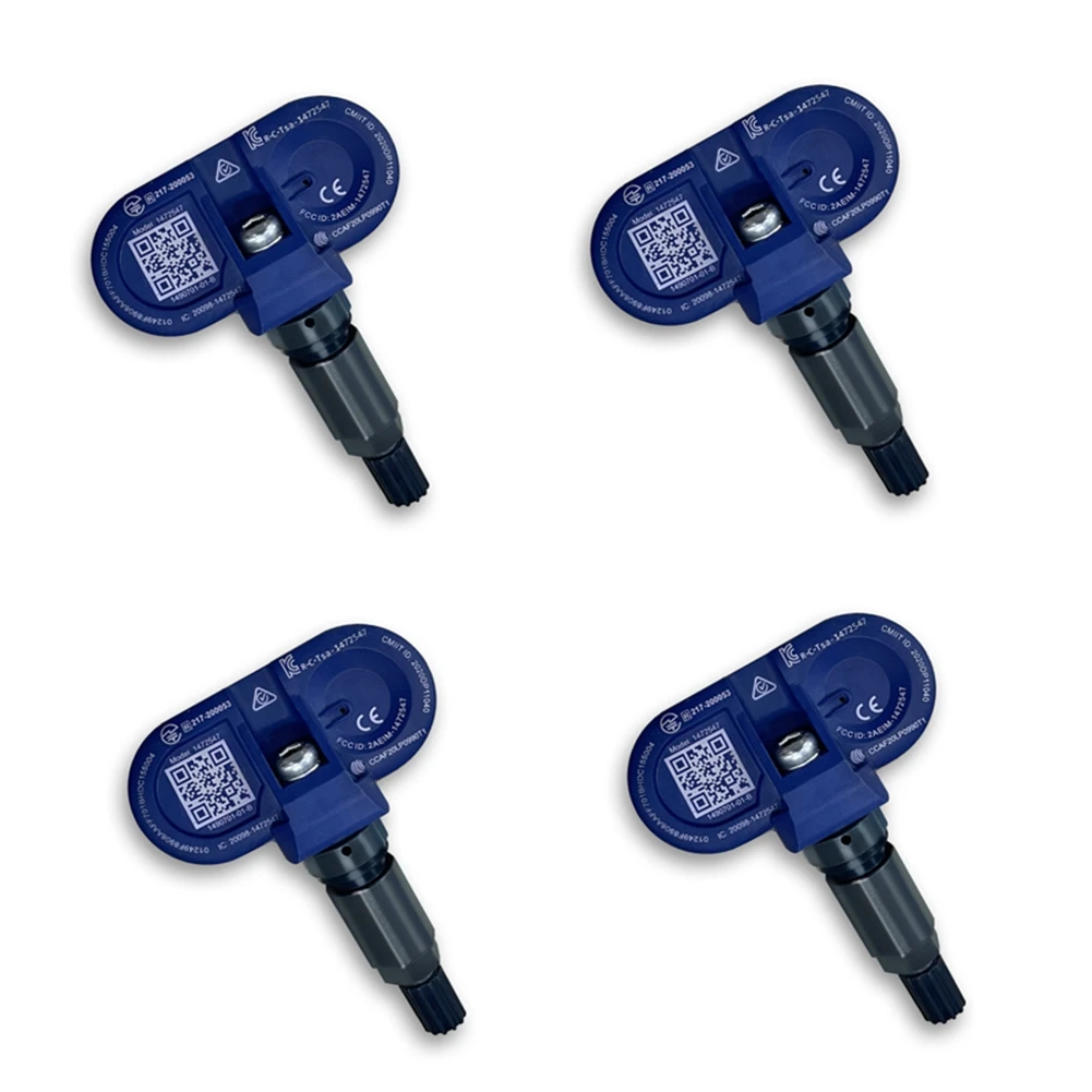 

4Pcs 1490701-01-B TPMS Pressure Sensors for Tesla Model 3 Y X S 2020-2023 Bluetooth Tire Pressure Monitor 1490750-01-A
