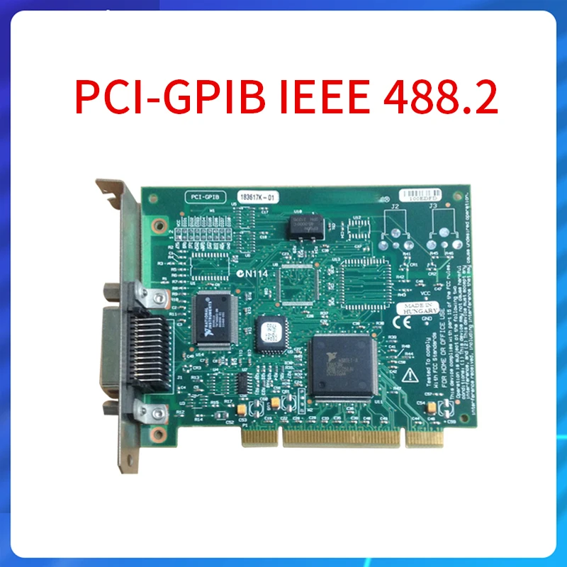 Original for Server PCI-GPIB 183617K-01 Interface Card 488.2 Interface Adapter Card 97 98 Edition IEEE488.2 Card Adapter Board