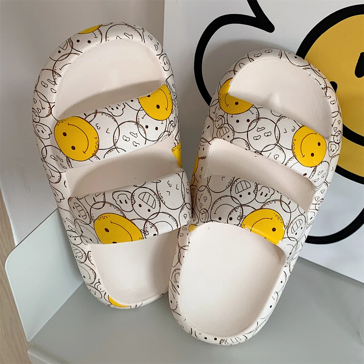 

Женские домашние тапочки на толстой подошве Oraqwlj, летние шлепанцы из ЭВА, на платформе, мягкая подошва, Нескользящие, плоская подошва