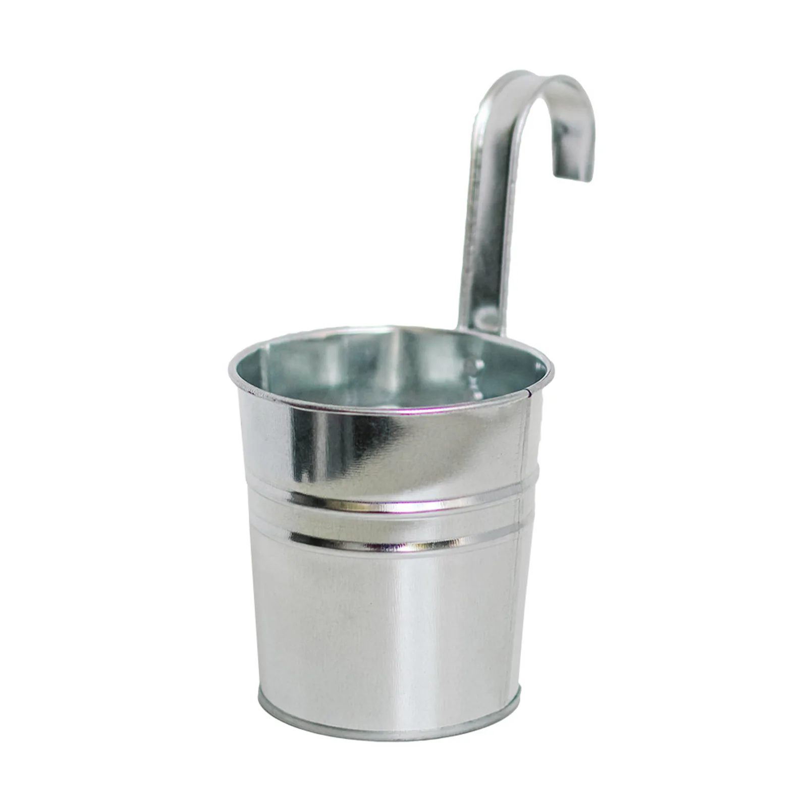 

12pcs Balcony Hanging Flower Pot Wall Planter Display Holder Galvanized Iron Home Decor Container Basket Indoor Outdoor Railing