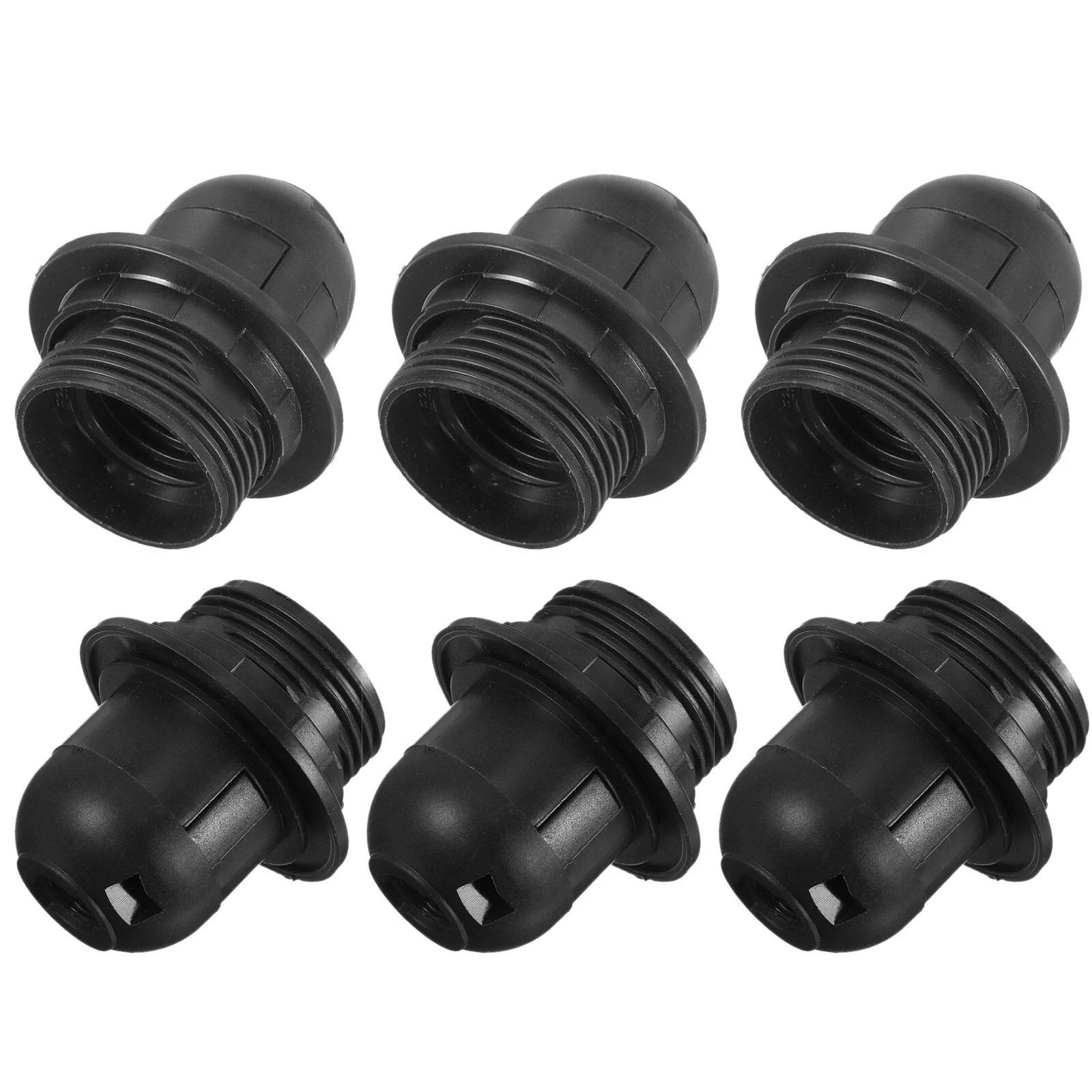 

6Pcs Light Bulb Socket Holder E27 Lamp Holder Base Plastic Lamp Socket Holder Light Bulb Holder