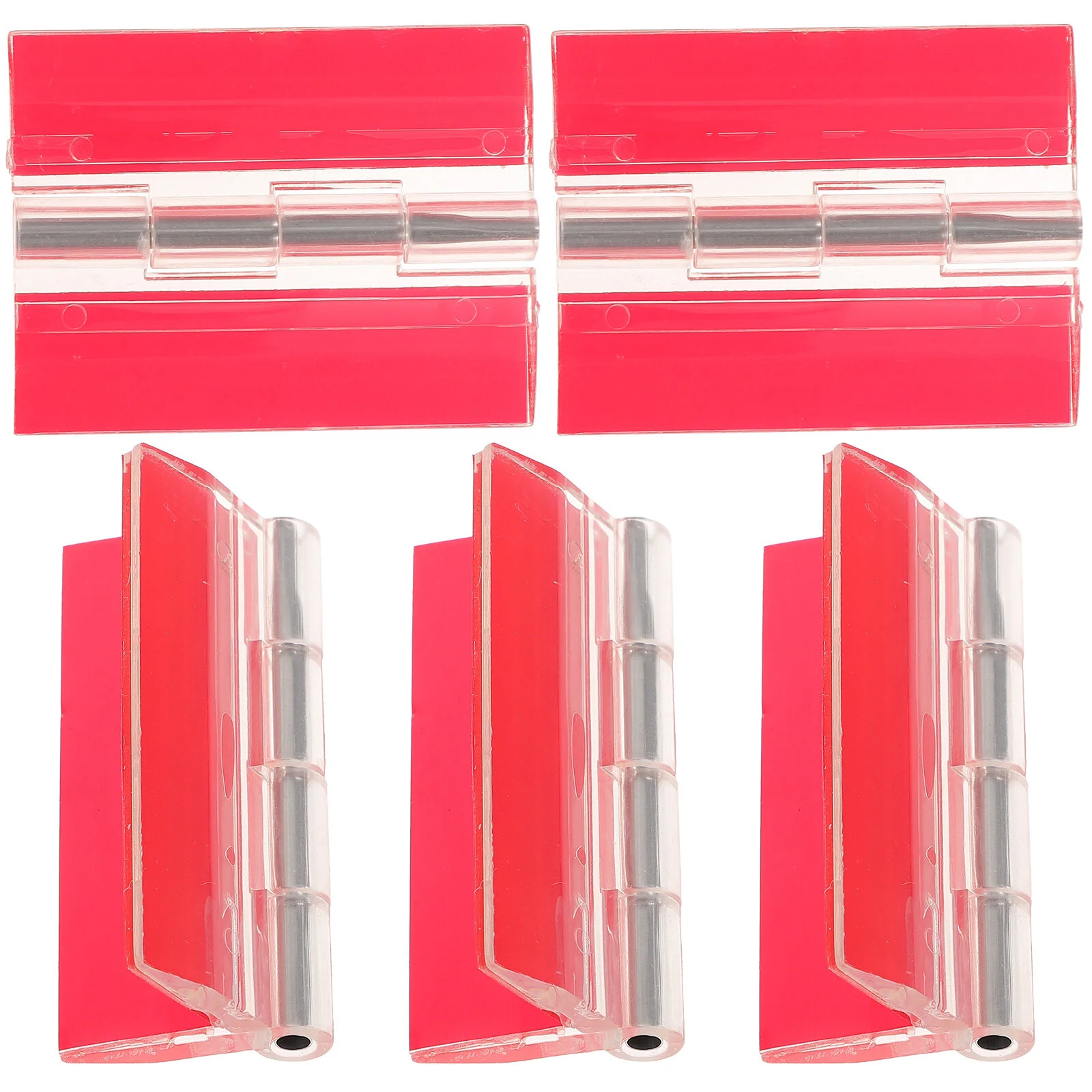 

5pcs Adhesive Hinges Small Acrylic Hinges Self Adhesive Aquarium Lid Hinges